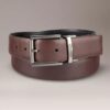 Ceinture réversible avec logo monogramme sur toute la surface