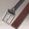 Ceinture réversible avec logo monogramme sur toute la surface