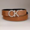 Ceinture réversible avec plaque logo Monogram Ceinture réversible avec plaque logo Monogram