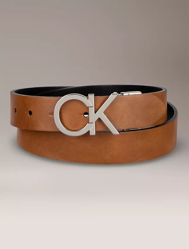 Ceinture réversible avec plaque logo Monogram Ceinture réversible avec plaque logo Monogram