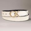 Ceinture réversible avec plaque logo Monogram Ceinture réversible avec plaque logo Monogram