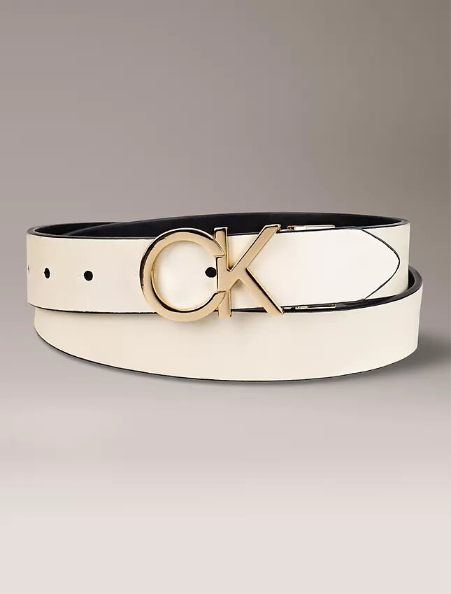 Ceinture réversible avec plaque logo Monogram Ceinture réversible avec plaque logo Monogram