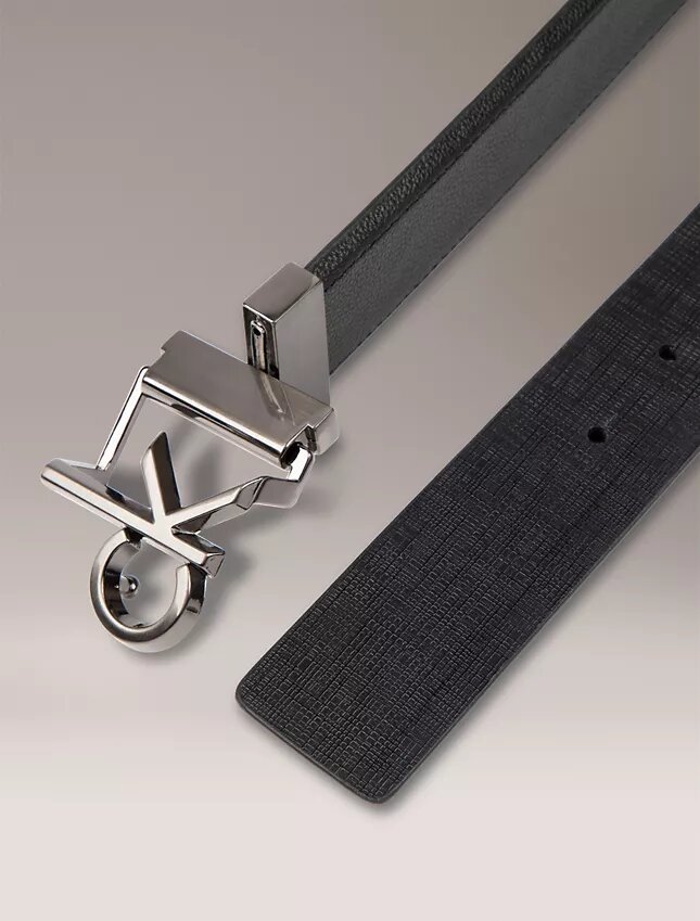 Ceinture réversible avec plaque logo Monogram Ceinture réversible avec plaque logo Monogram