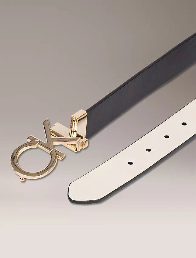 Ceinture réversible avec plaque logo Monogram Ceinture réversible avec plaque logo Monogram