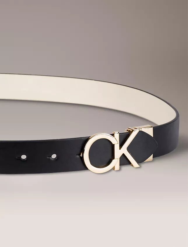 Ceinture réversible avec plaque logo Monogram Ceinture réversible avec plaque logo Monogram
