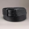 Ceinture réversible à boucle carrée