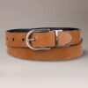 Ceinture réversible à boucle ronde
