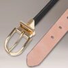 Ceinture réversible à boucle ronde