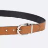 Ceinture réversible à boucle ronde