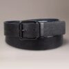 Ceinture réversible en cuir grainé Ceinture réversible en cuir grainé