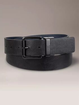 Ceinture réversible en cuir grainé