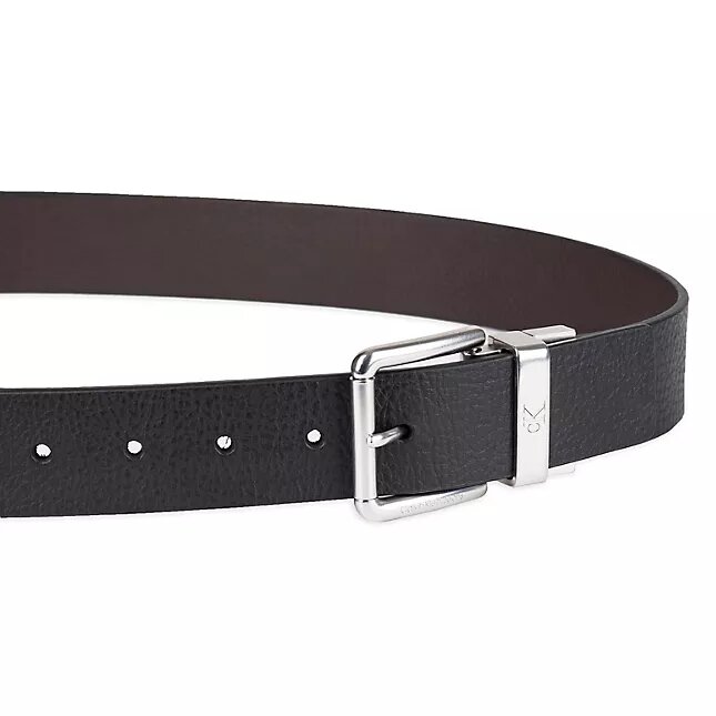 Ceinture réversible en cuir grainé Ceinture réversible en cuir grainé