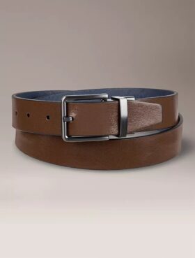 Ceinture réversible en cuir Saffiano