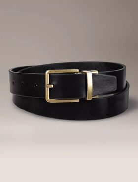 Ceinture réversible en cuir Saffiano Ceinture réversible en cuir Saffiano