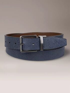 Ceinture réversible en cuir Saffiano