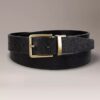 Ceinture réversible en cuir Saffiano Ceinture réversible en cuir Saffiano