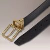 Ceinture réversible en cuir Saffiano Ceinture réversible en cuir Saffiano