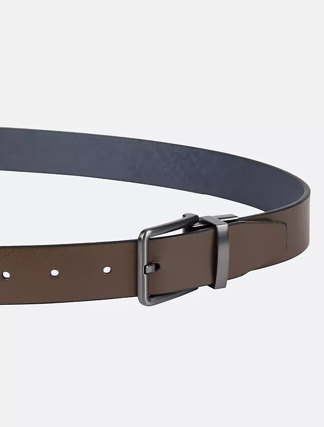 Ceinture réversible en cuir Saffiano Ceinture réversible en cuir Saffiano