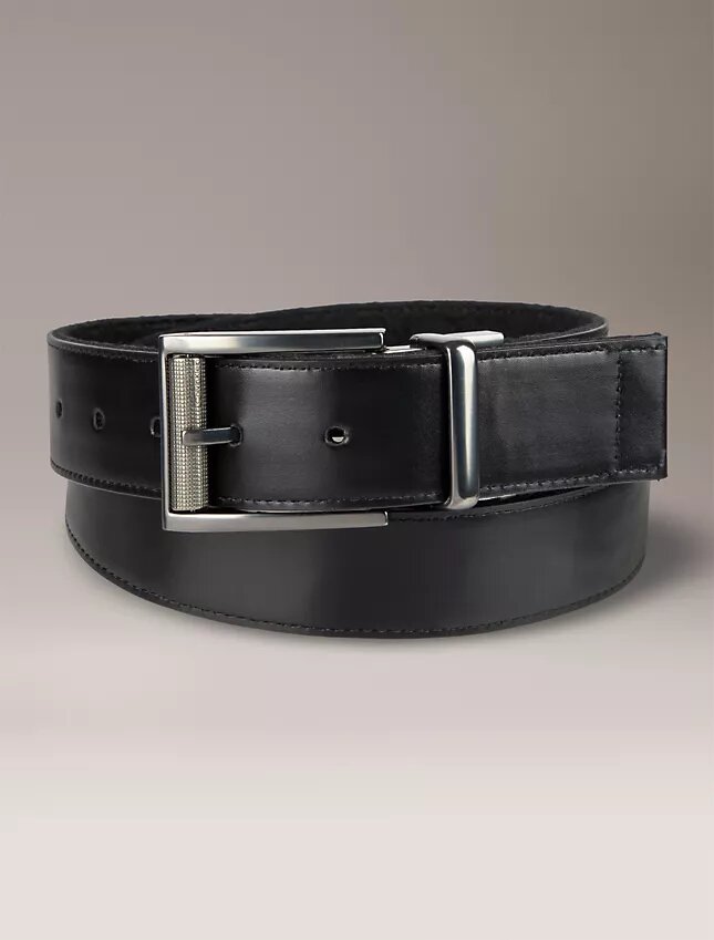 Ceinture réversible en jacquard à logo Ceinture réversible en jacquard à logo