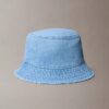 Chapeau bob en denim avec monogramme Chapeau bob en denim avec monogramme