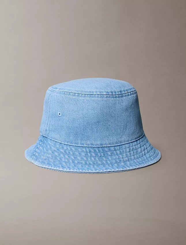 Chapeau bob en denim avec monogramme Chapeau bob en denim avec monogramme