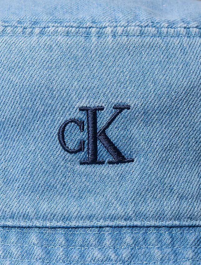 Chapeau bob en denim avec monogramme Chapeau bob en denim avec monogramme
