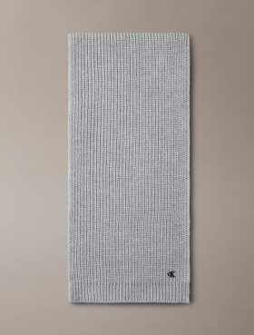 Écharpe en tricot métallisé
