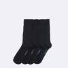 Chaussettes habillées à logo côtelé, lot de 4 Chaussettes habillées à logo côtelé, lot de 4