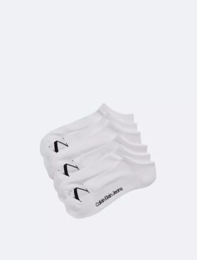 Chaussettes invisibles rembourrées avec logo, lot de 6