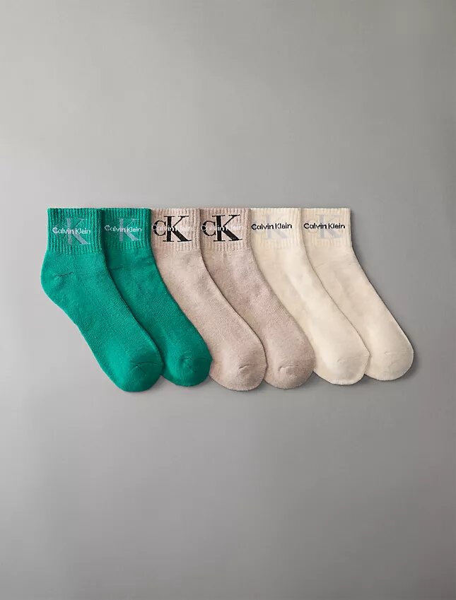 Chaussettes sport en tissu éponge, mi-mollet, lot de 6 Chaussettes sport en tissu éponge, mi-mollet, lot de 6