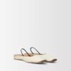 Chaussures plates en satin de soie Lana Chaussures plates en satin de soie Lana