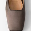 Chaussures plates en satin de soie Lana