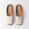 Chaussures plates en satin de soie Lana Chaussures plates en satin de soie Lana