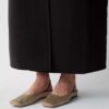 Chaussures plates en satin de soie Lana Chaussures plates en satin de soie Lana