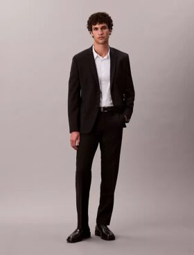 Chemise ajustée stretch à boutons