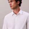 Chemise ajustée stretch à boutons