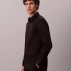 Chemise ajustée stretch à boutons