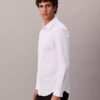 Chemise ajustée stretch à boutons