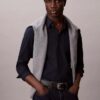 Chemise ajustée stretch à boutons