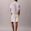 Chemise ample boutonnée en coton mélangé Chemise ample boutonnée en coton mélangé