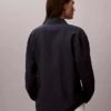 Chemise ample boutonnée en mélange de lin Chemise ample boutonnée en mélange de lin
