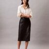 Chemise ample boutonnée en mélange de viscose Chemise ample boutonnée en mélange de viscose