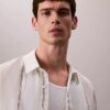 Chemise ample en coton et nylon Chemise ample en coton et nylon