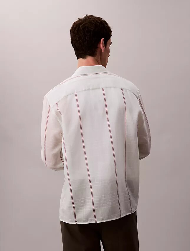 Chemise ample en coton et nylon Chemise ample en coton et nylon