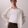 Chemise ample en coton et nylon Chemise ample en coton et nylon