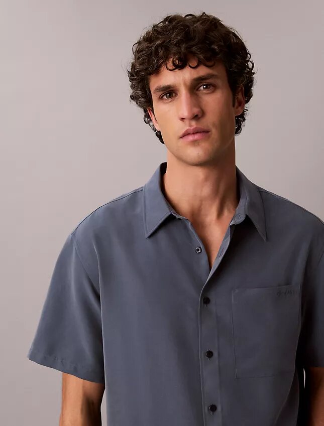 Chemise ample en mélange de Modal Chemise ample en mélange de Modal