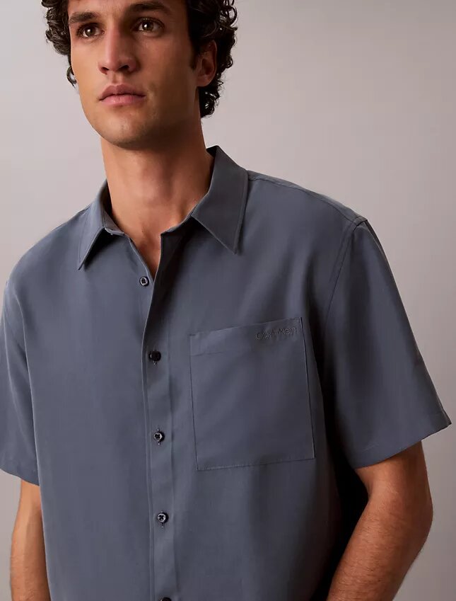 Chemise ample en mélange de Modal Chemise ample en mélange de Modal