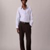Chemise ample à rayures en coton, boutonnée Chemise ample à rayures en coton, boutonnée
