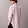 Chemise ample à rayures en coton, boutonnée Chemise ample à rayures en coton, boutonnée