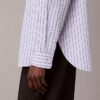 Chemise ample à rayures en coton, boutonnée Chemise ample à rayures en coton, boutonnée